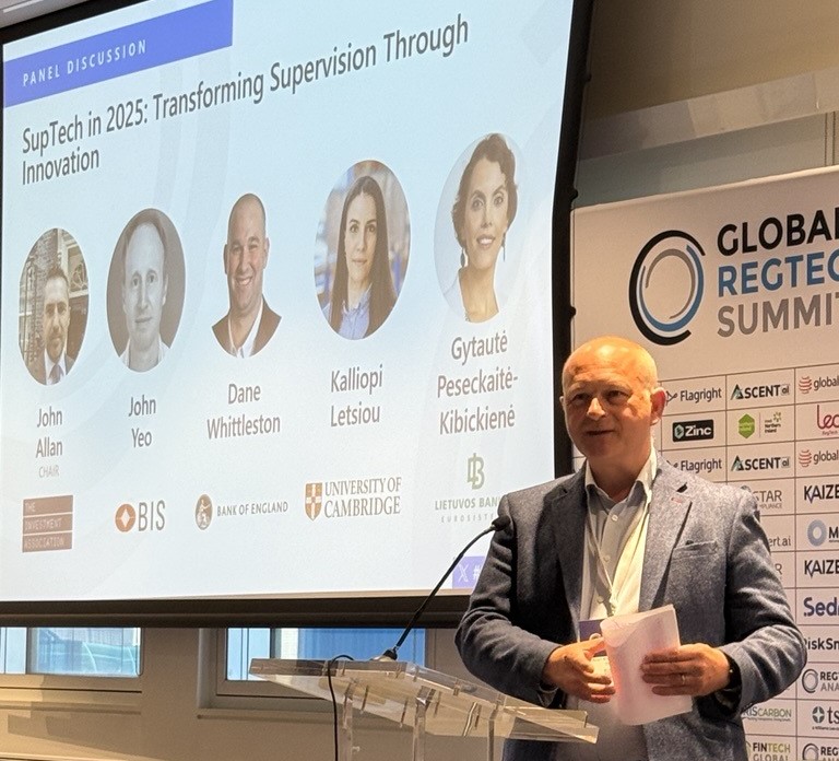 Alan Blanchard at Global RegTech Summit 2025